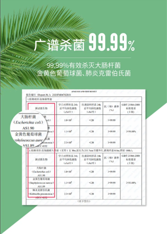 國內外雙認證 | 萬磊首款電商專供的生物基涂料，抗菌抗病毒還祛甲醛！